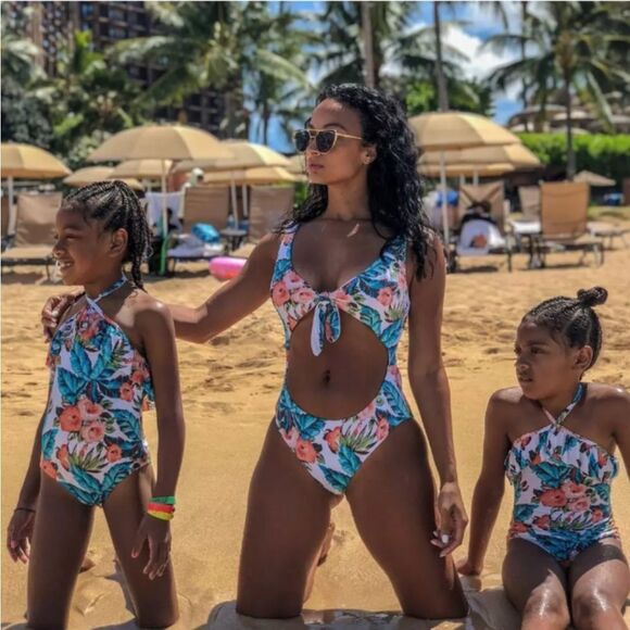 Floral Blue Halter Top, Mommy & Me S… - Picture 6 of 16